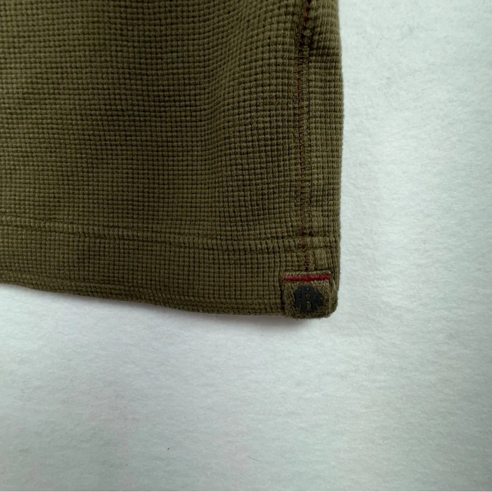 Banana Republic Ski Thermal Waffle Knit Green Men’s Size L